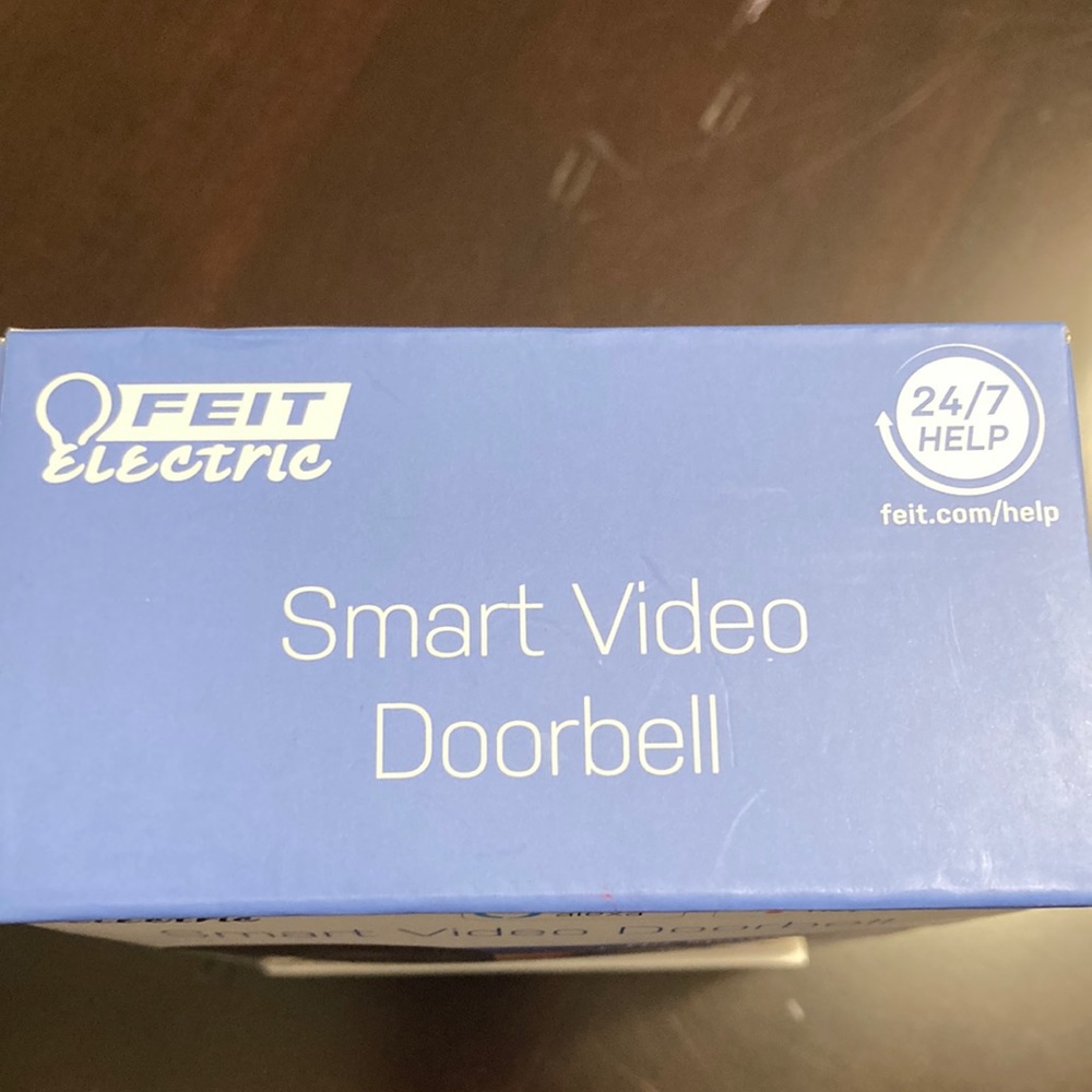 Feit Smart video doorbell-New